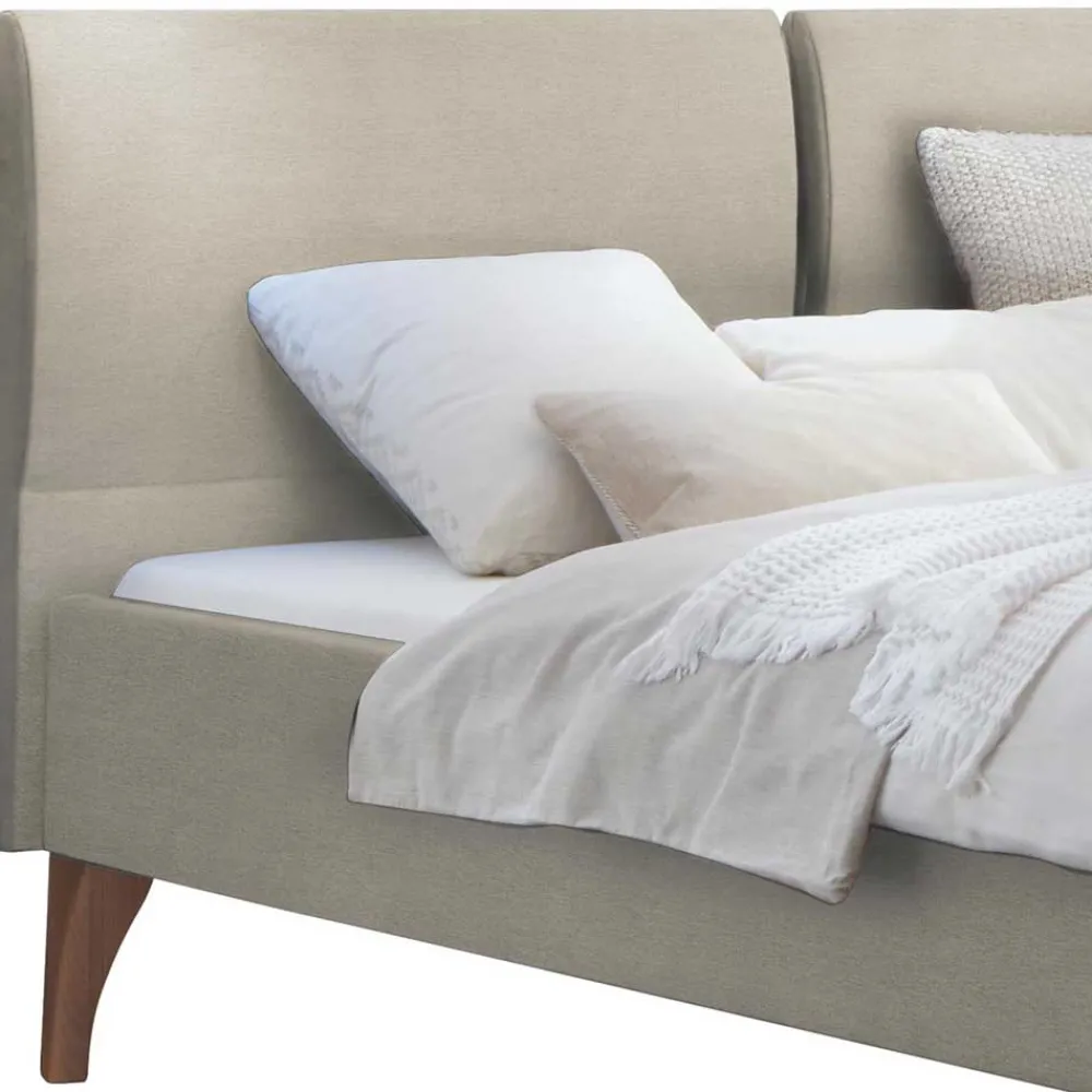 Best Polster Bett Beige Bakra Polsterbetten