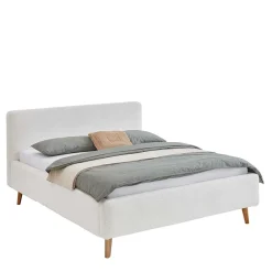 Polster Bett Cremeweiß Uarte*Pharao24