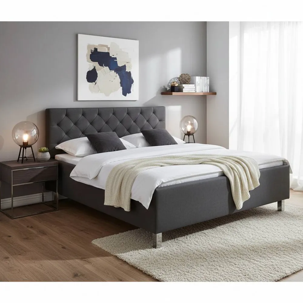 Online Polsterbett Earl Doppelbetten|Funktionsbetten