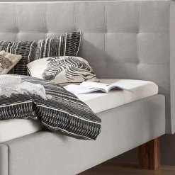 Polsterbett Grau Luenas*Pharao24 Hot