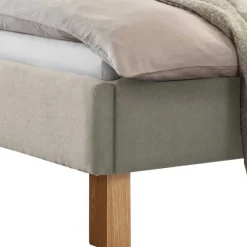 Sale Polsterbett in Beige Petrolina Polsterbetten