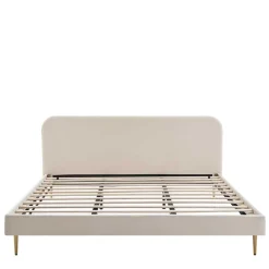 Polsterbettgestell Samt Joosu Einzelbetten|Polsterbetten