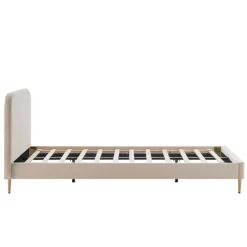 Polsterbettgestell Samt Joosu Einzelbetten|Polsterbetten