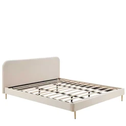 Polsterbettgestell Samt Joosu Einzelbetten|Polsterbetten