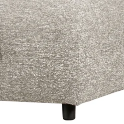 Discount Polsterhocker Hellgrau Ajama Sitzhocker