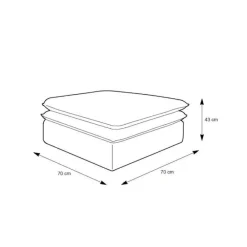 New Polsterhocker Zipna Sitzhocker