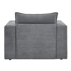 Clearance Polstersessel Anthrazit Cord Eltusa Polstermöbel|Wohnzimmer Sessel