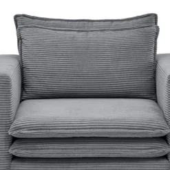 Clearance Polstersessel Anthrazit Cord Eltusa Polstermöbel|Wohnzimmer Sessel