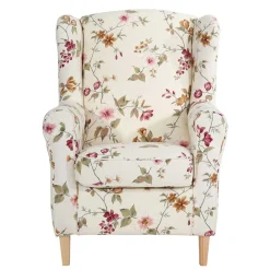 Polstersessel geblümt Foliage Polstermöbel|Wohnzimmer Sessel