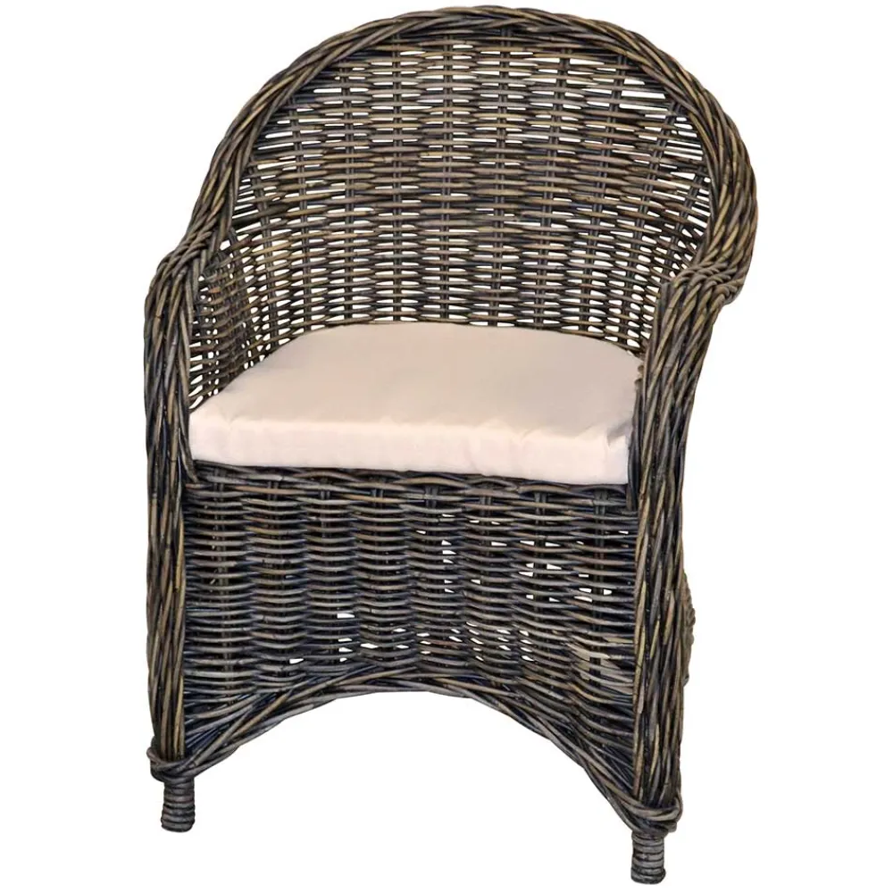 Outlet Rattan Einzelsessel Loris Wohnzimmer Sessel