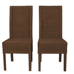 Outlet Rattanstuhl Set Enkolu Küchenstühle|Esszimmerstühle