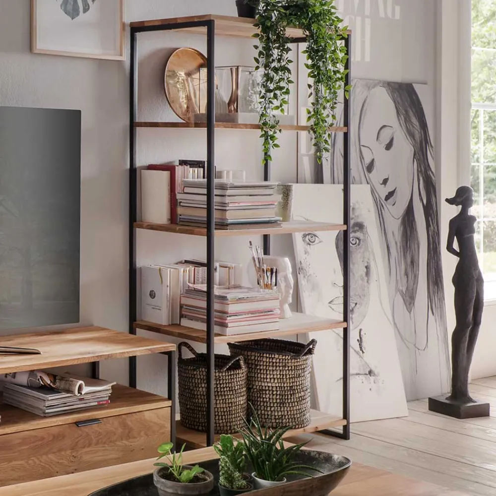 Best Regal Dairos Wohnzimmerregale|Massivholzregale