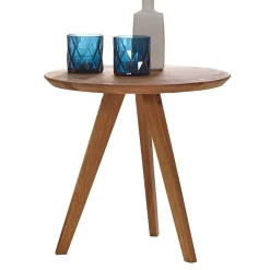 Best Retro Beistelltisch Luganos Massivholztische|Wohnzimmertisch