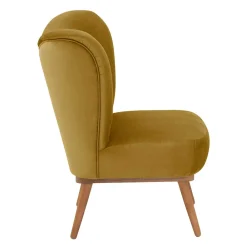 Retro Sessel gelb Pestrov*Pharao24 Outlet