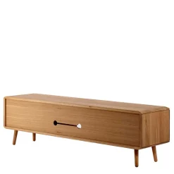 New Retro TV Lowboard Baylee Massivholz Tv Möbel|Fernsehtische