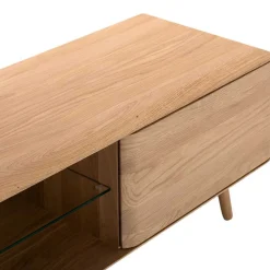 New Retro TV Lowboard Baylee Massivholz Tv Möbel|Fernsehtische