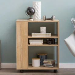 Rollwagen Estateas Wohnzimmerregale|Standregale