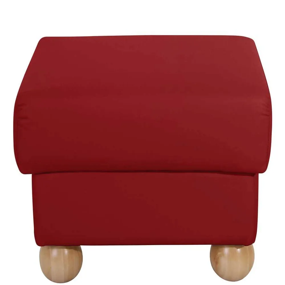 Roter Beistellhocker Claudira*Pharao24 Outlet