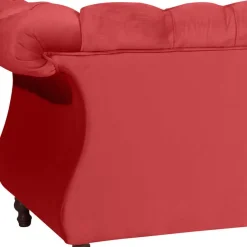 Best Rotes Zweier Sofa Akper Wohnzimmercouch|2 Sitzer Sofa