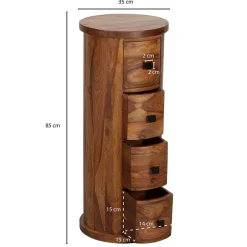 Runde Schubladenkommode Makarona*Pharao24 Online