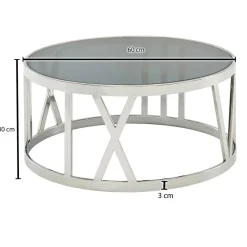 Runder Couchtisch Inglis Glastische