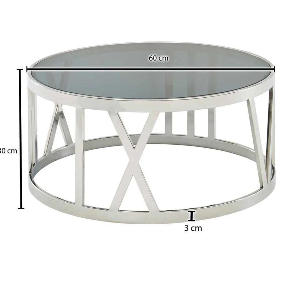 Runder Couchtisch Inglis Glastische