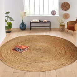 Best Runder Jute Teppich Arabico Teppiche