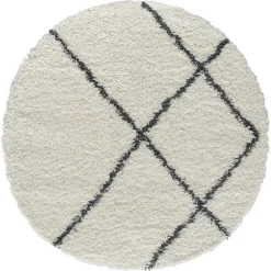 New Runder Shaggy Teppich Diadonna Teppiche