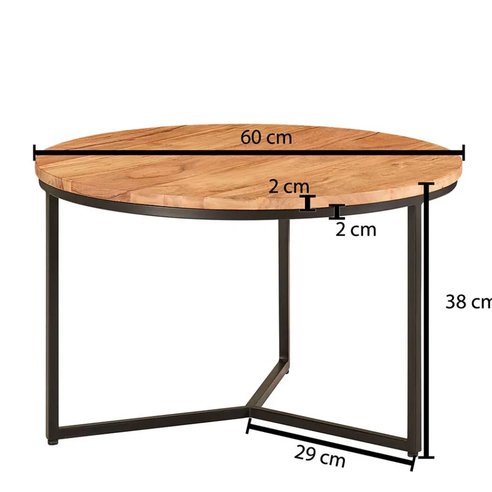 Runder Sofatisch Retro Bergamo*Pharao24 Clearance