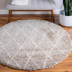 Sale Runder Teppich Beige Fascination Teppiche