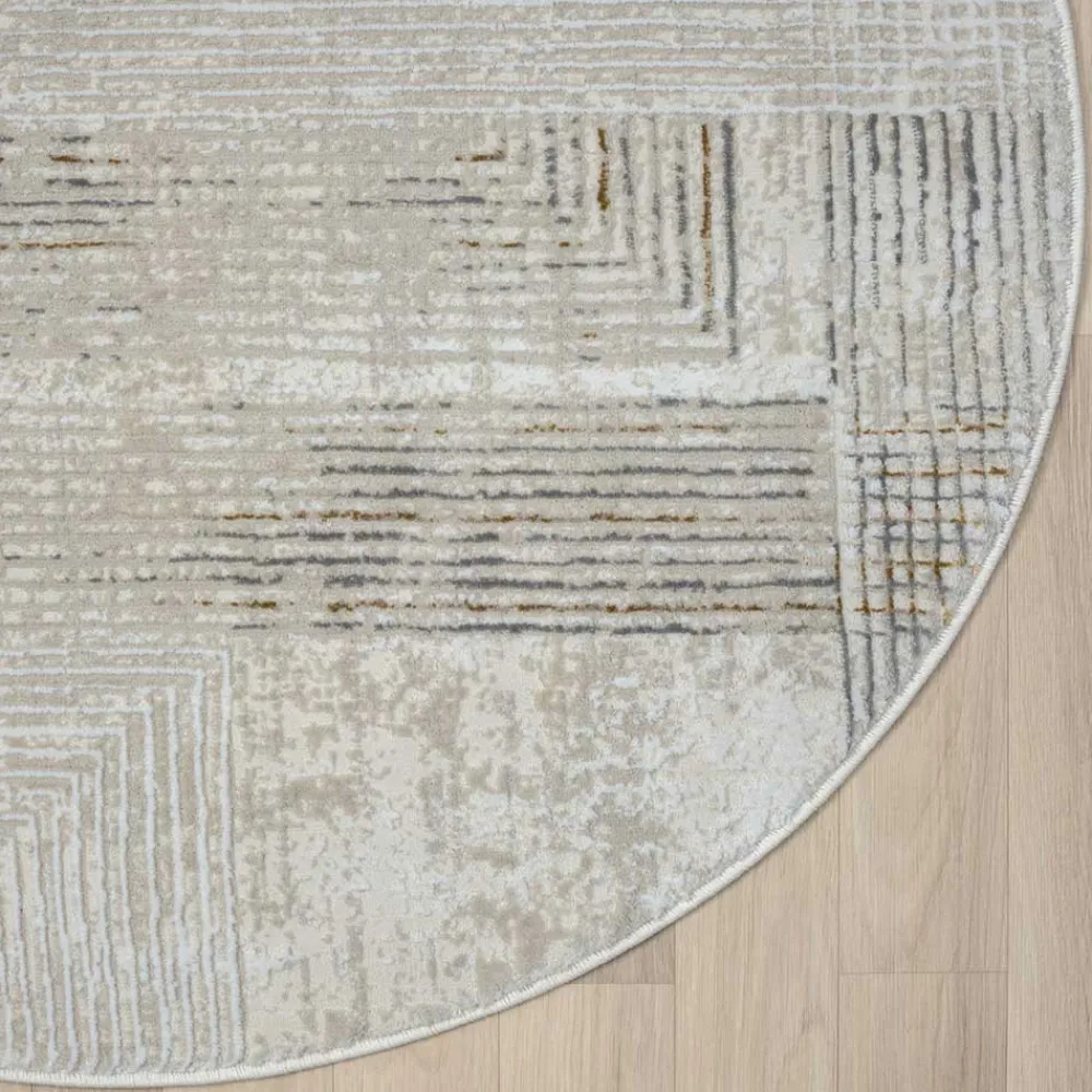 New Runder Teppich modern Narissa Teppiche