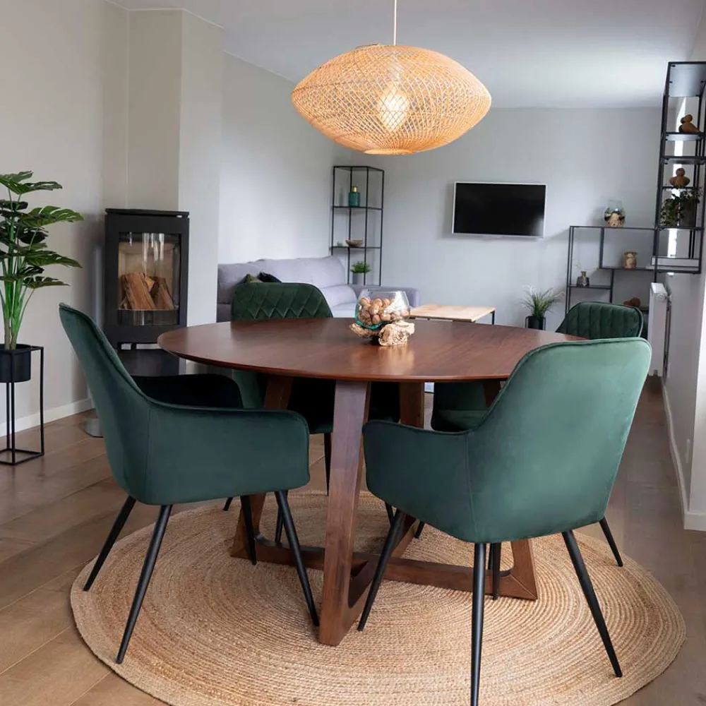Runder Tisch und Stühle Sidaliva Tisch Mit Stühlen|Esszimmer Sets