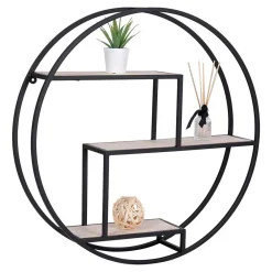 Sale Rundes Deko Regal Ticenta Hängeregale|Massivholzregale