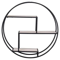 Sale Rundes Deko Regal Ticenta Hängeregale|Massivholzregale