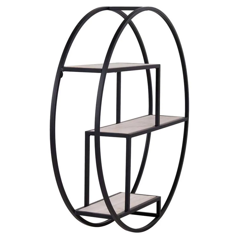 Sale Rundes Deko Regal Ticenta Hängeregale|Massivholzregale