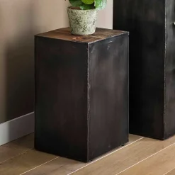 New Rustikale Blumensäule Vasteca Wohnzimmertisch|Beistelltische