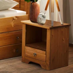 Online Rustikales Bett Slavira Massivholzmöbel|Funktionsbetten