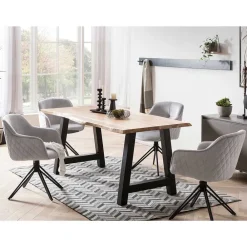 Samt Armlehnenstuhl Ceskan Armlehnstühle