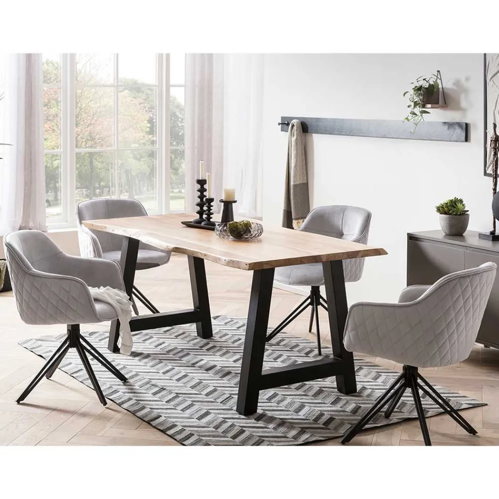 Samt Armlehnenstuhl Ceskan Armlehnstühle