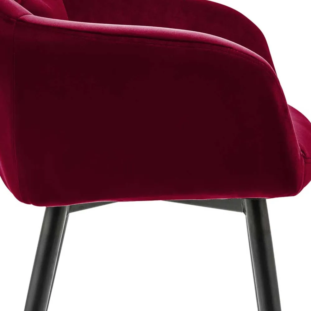 Discount Samt Armlehnstuhl Kitan Küchenstühle|Esszimmerstühle