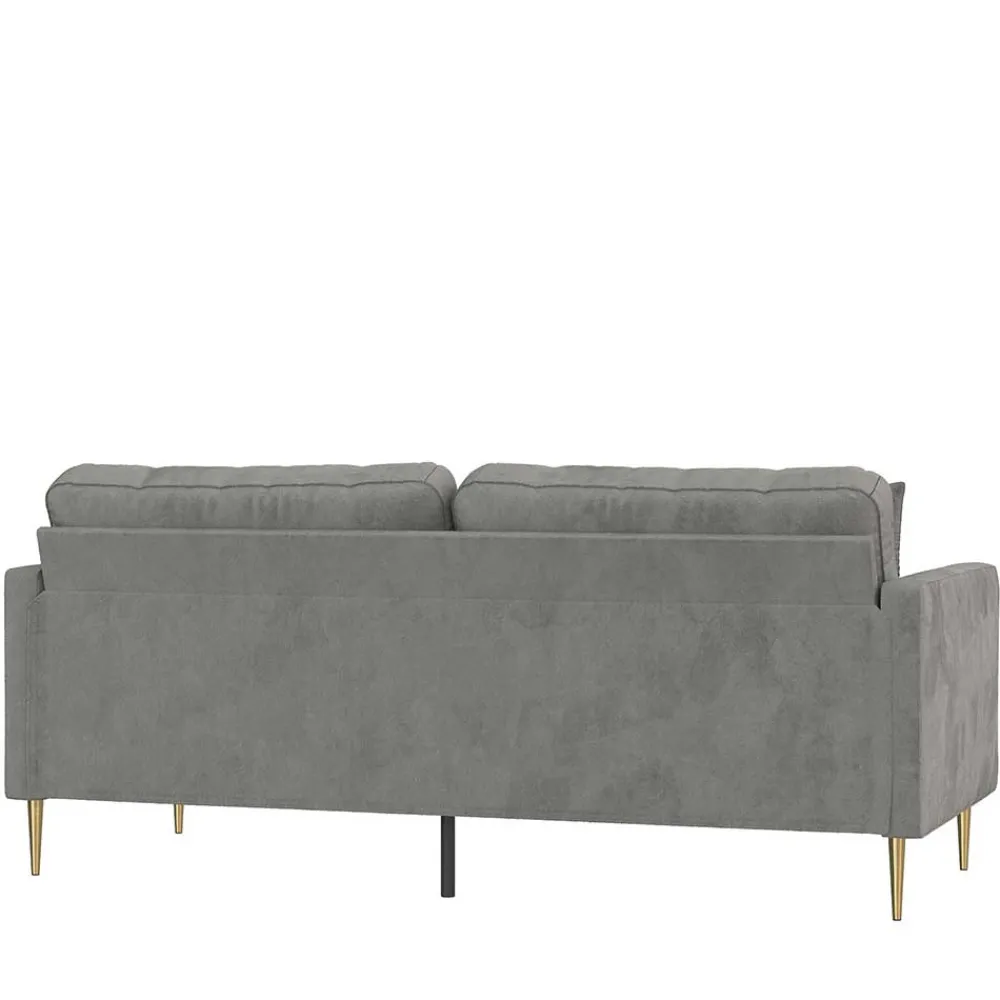 Samt Dreier Sofa Safda*Pharao24