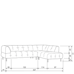 Samt Ecksofa Chace*Pharao24 Online