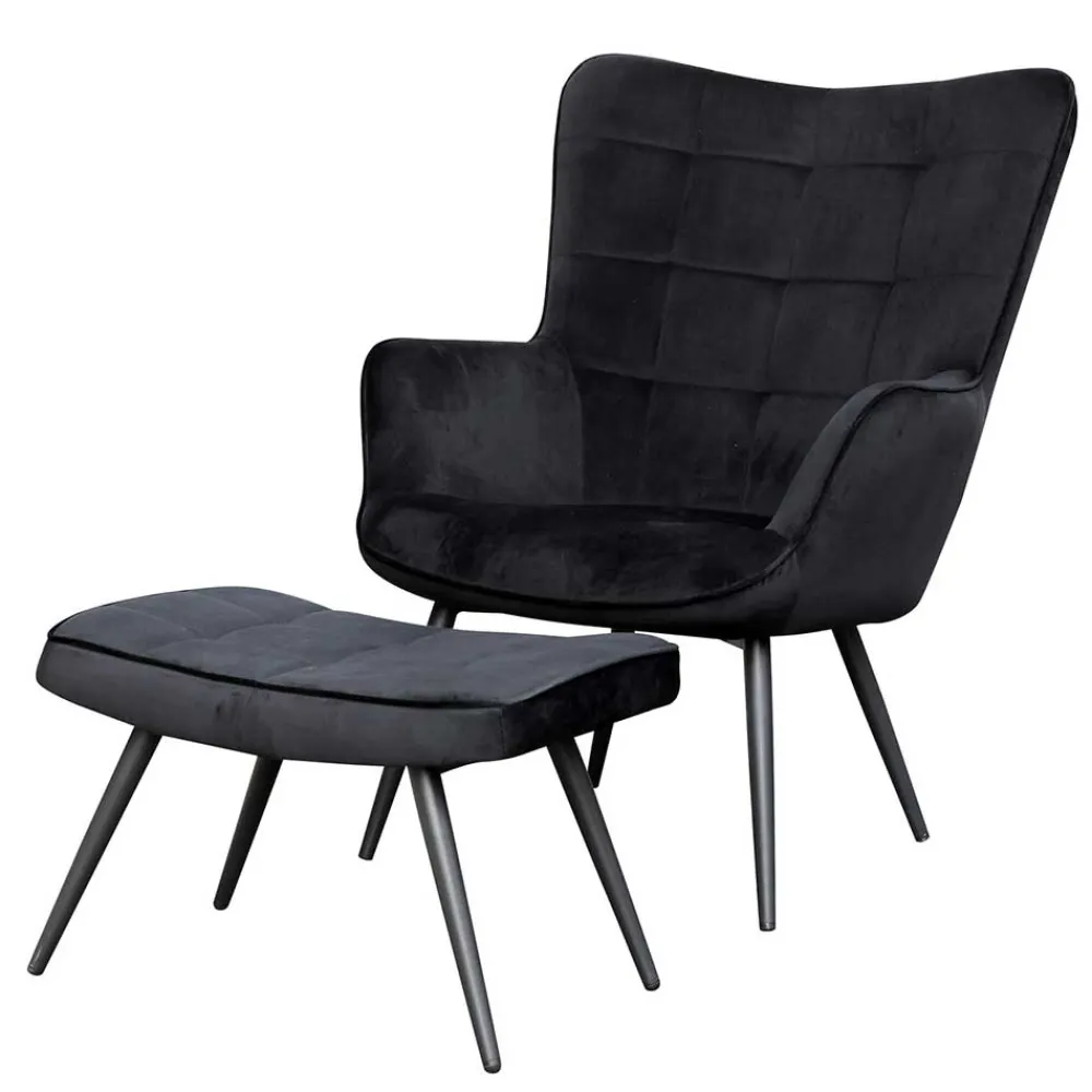 Outlet Samt Einzelsessel Ceano Wohnzimmer Sessel|Relaxsessel