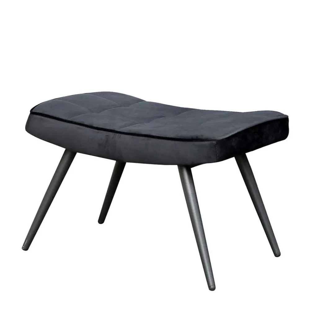 New Samt Fußhocker Ceano Hocker