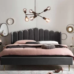 New Samt Polster Bett Nelson Polsterbetten