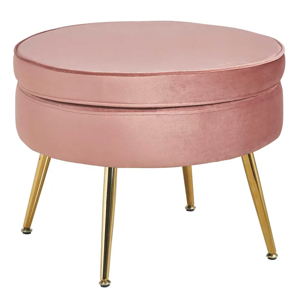 Samt Polsterhocker Hardy*Pharao24 Clearance