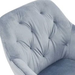 Discount Samt Polsterstuhl Yaviva Armlehnstühle