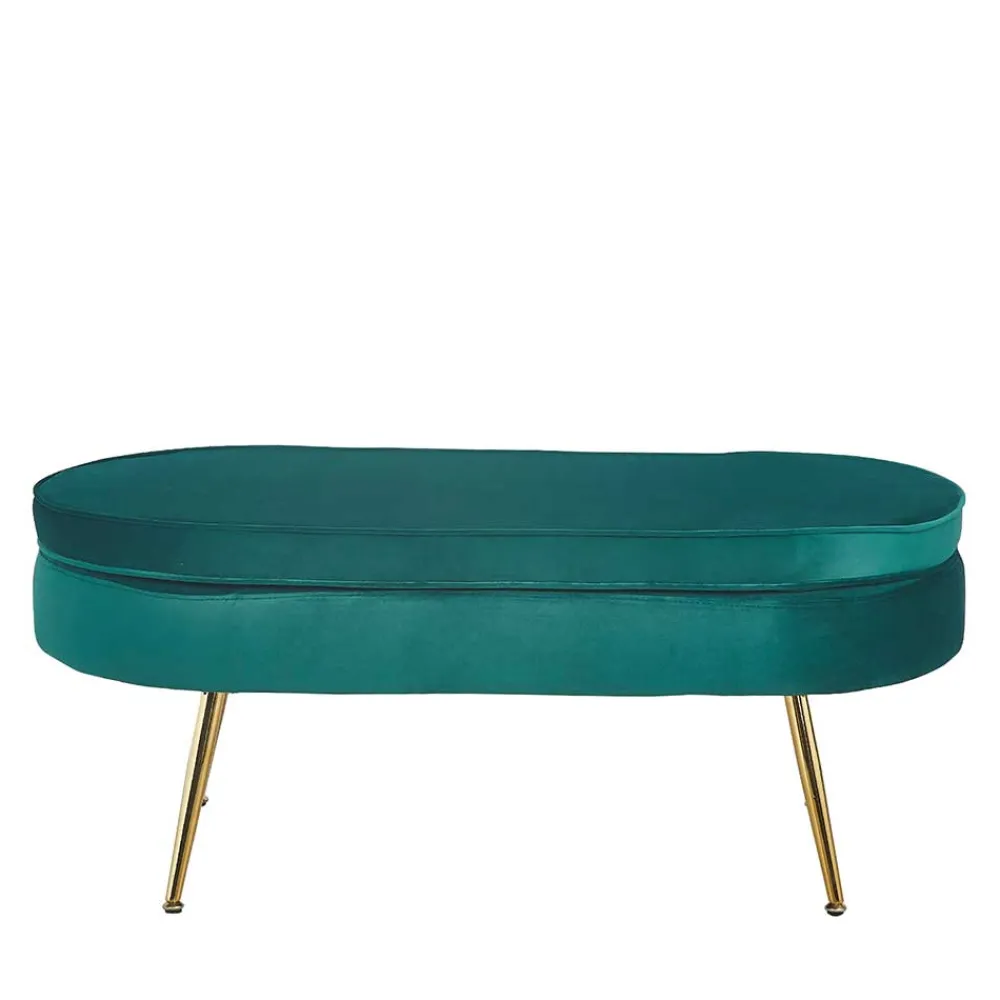 Samt Sitzhocker Belania*Pharao24 New