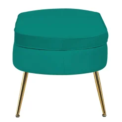 Samt Sitzhocker Belania*Pharao24 New