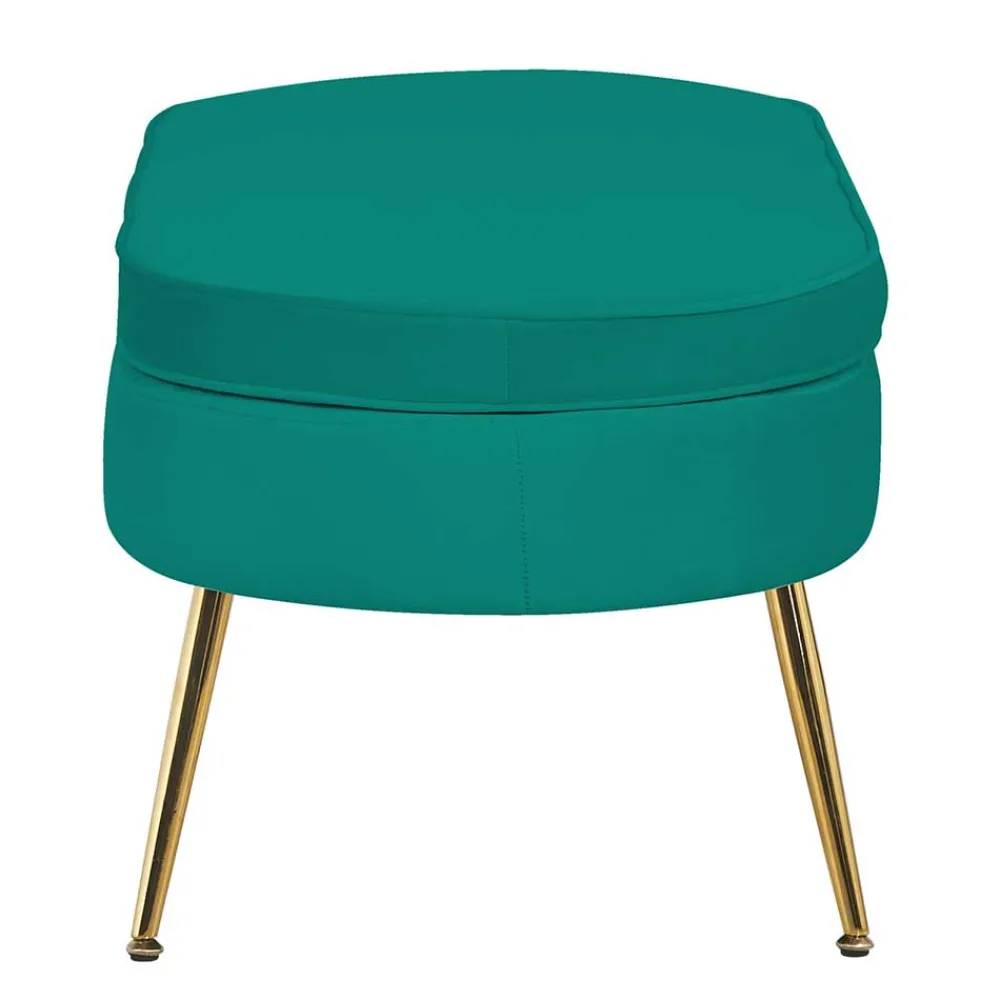 Samt Sitzhocker Belania*Pharao24 New